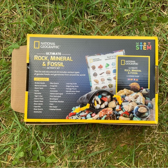 NATIONAL GEOGRAPHIC Rock Collection Box for Kids – Gemstones and Crystal… - Picture 2 of 4